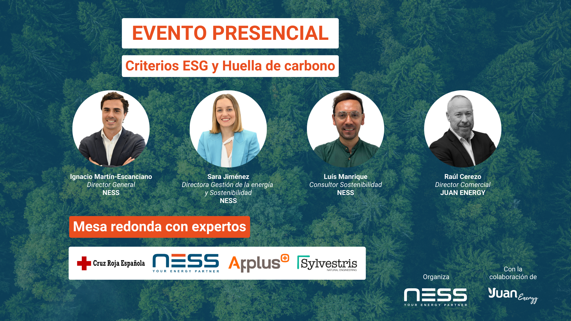 ¿Te apuntas al evento? Tratará sobre la importancia de la huella de carbono para las empresas con la obligatoriedad desde 2026 de su cálculo para algunos sectores